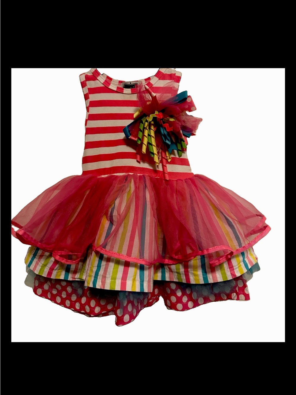 Mud Pie birthday tutu dress 24 months